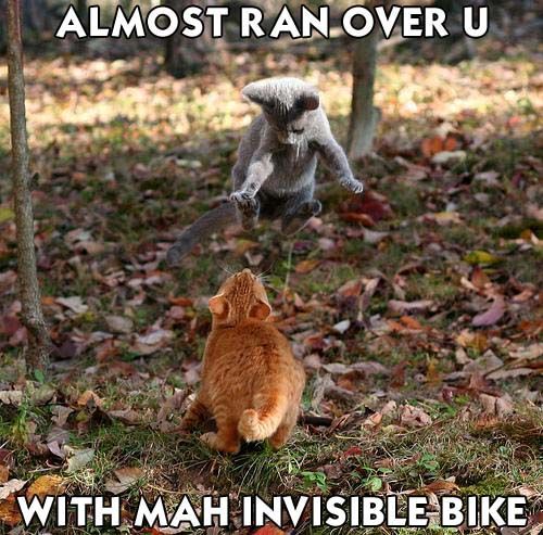 Invisible bike