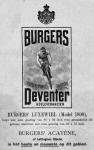 Burgers: Royal Warrant holder 1899